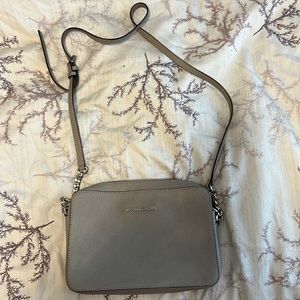 Gray Michael kors crossbody